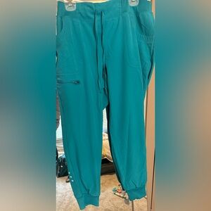 Heartsoul teal scrub joggers